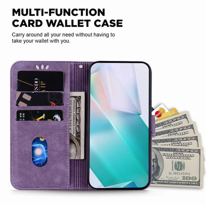 For Xiaomi Redmi Note 13 Pro 4G / Poco M6 Pro 4G Leather Case Cute Tiger Imprinted Phone Cover