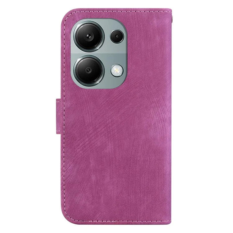 For Xiaomi Redmi Note 13 Pro 4G / Poco M6 Pro 4G Leather Case Cute Tiger Imprinted Phone Cover