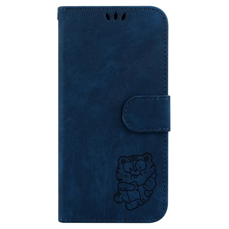 For Xiaomi Redmi Note 13 Pro 4G / Poco M6 Pro 4G Leather Case Cute Tiger Imprinted Phone Cover
