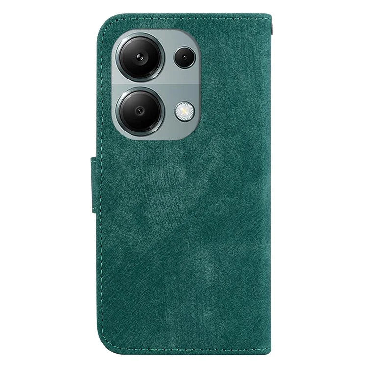 For Xiaomi Redmi Note 13 Pro 4G / Poco M6 Pro 4G Leather Case Cute Tiger Imprinted Phone Cover