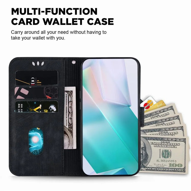 For Xiaomi Redmi Note 13 Pro 4G / Poco M6 Pro 4G Leather Case Cute Tiger Imprinted Phone Cover