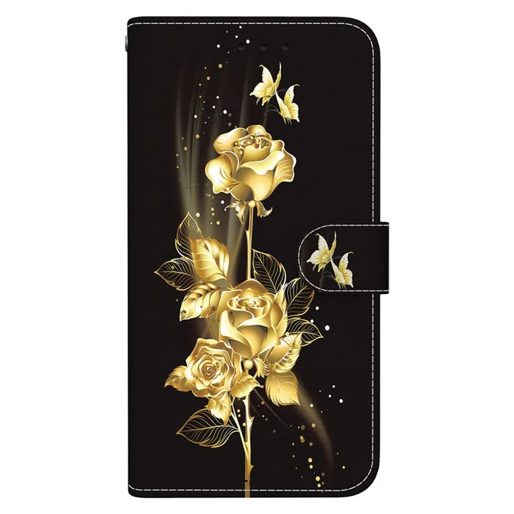 For Xiaomi Redmi Note 13 Pro 4G / Poco M6 Pro 4G Case Printed Pattern Wallet Leather Phone Cover