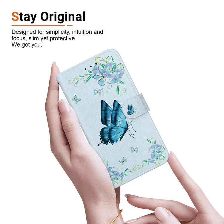 For Xiaomi Redmi Note 13 Pro 4G / Poco M6 Pro 4G Case Printed Pattern Wallet Leather Phone Cover