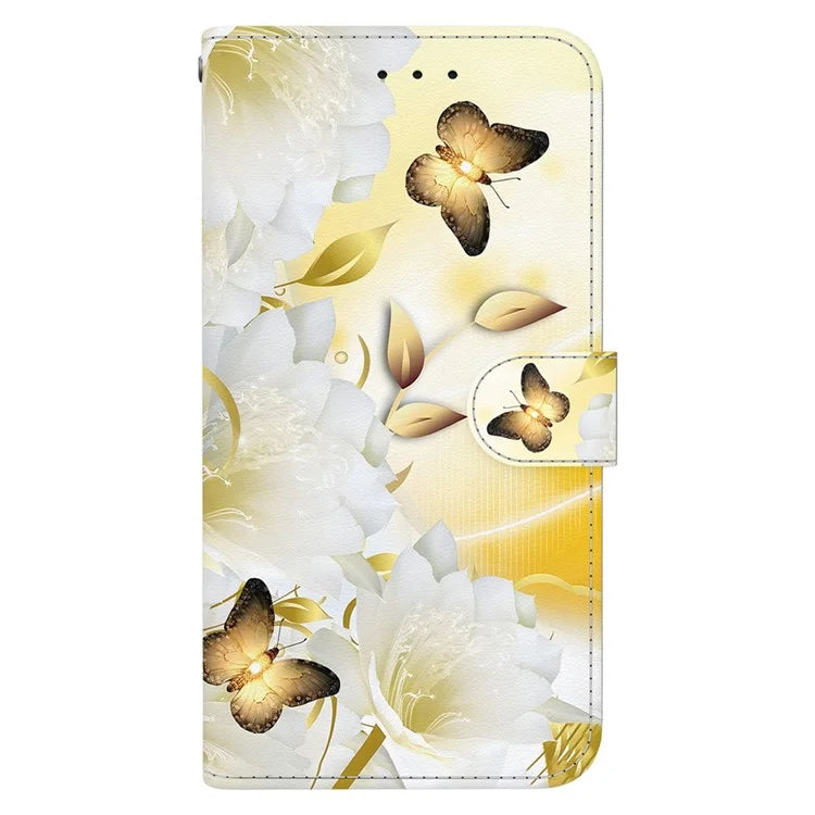For Xiaomi Redmi Note 13 Pro 4G / Poco M6 Pro 4G Case Printed Pattern Wallet Leather Phone Cover