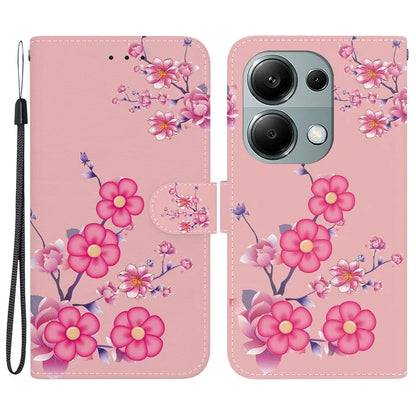 For Xiaomi Redmi Note 13 Pro 4G / Poco M6 Pro 4G Case Printed Pattern Wallet Leather Phone Cover
