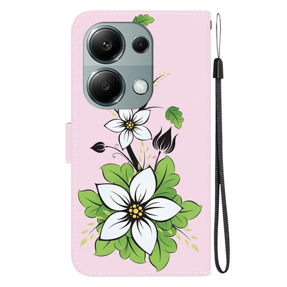 For Xiaomi Redmi Note 13 Pro 4G / Poco M6 Pro 4G Case Printed Pattern Wallet Leather Phone Cover