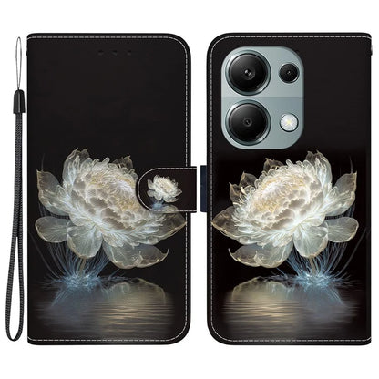 For Xiaomi Redmi Note 13 Pro 4G / Poco M6 Pro 4G Case Printed Pattern Wallet Leather Phone Cover