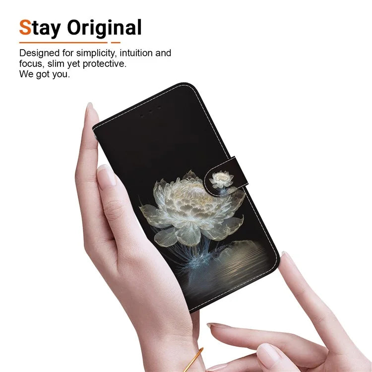 For Xiaomi Redmi Note 13 Pro 4G / Poco M6 Pro 4G Case Printed Pattern Wallet Leather Phone Cover