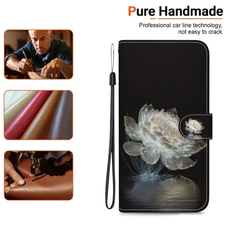 For Xiaomi Redmi Note 13 Pro 4G / Poco M6 Pro 4G Case Printed Pattern Wallet Leather Phone Cover