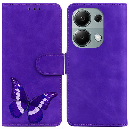 For Xiaomi Redmi Note 13 Pro 4G / Poco M6 Pro 4G Case Butterfly PU Leather Wallet Stand Cover