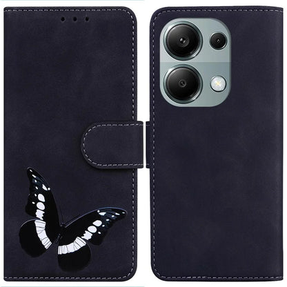 For Xiaomi Redmi Note 13 Pro 4G / Poco M6 Pro 4G Case Butterfly PU Leather Wallet Stand Cover