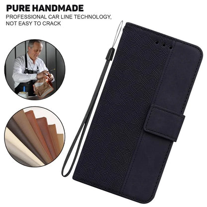For Xiaomi Redmi Note 13 Pro 4G / Poco M6 Pro 4G Wallet Case Geometry Leather Phone Cover