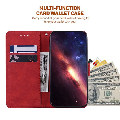 For Xiaomi Redmi Note 13 Pro 4G / Poco M6 Pro 4G Wallet Case Geometry Leather Phone Cover