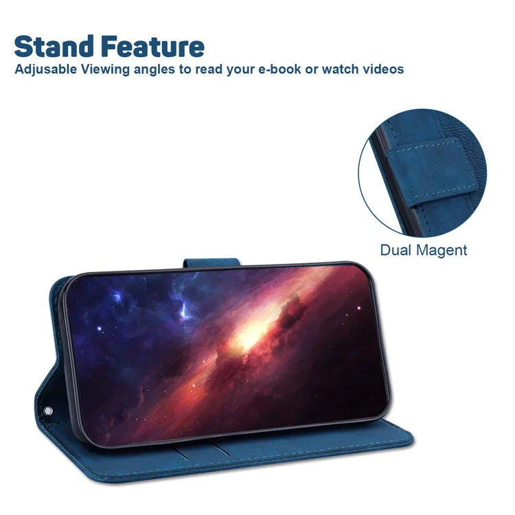 For Xiaomi Redmi Note 13 Pro 4G / Poco M6 Pro 4G Wallet Case Geometry Leather Phone Cover