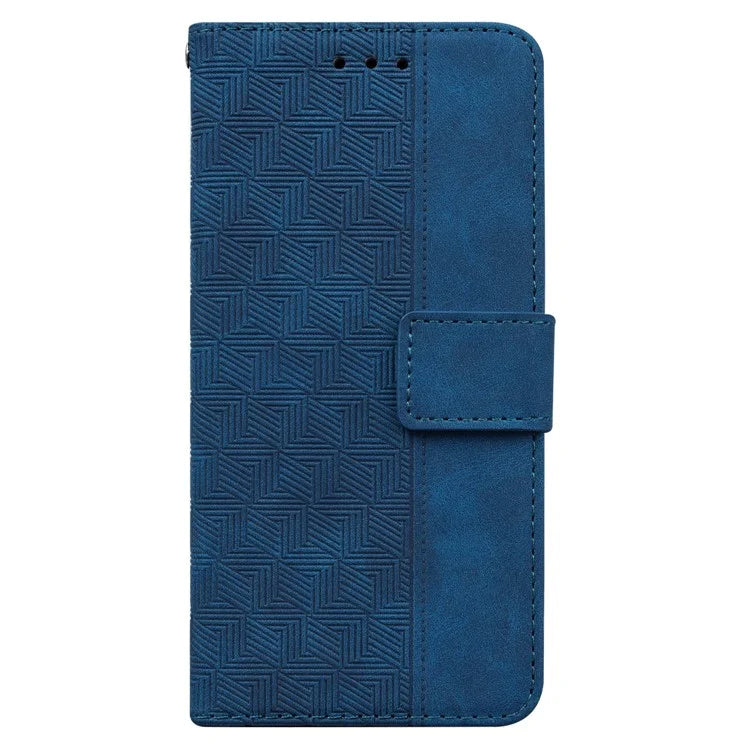 For Xiaomi Redmi Note 13 Pro 4G / Poco M6 Pro 4G Wallet Case Geometry Leather Phone Cover