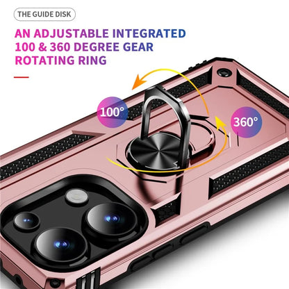 For Xiaomi Redmi Note 13 Pro 4G / Poco M6 Pro 4G Case Anti-Drop PC+TPU Kickstand Phone Cover
