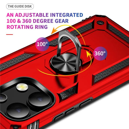 For Xiaomi Redmi Note 13 4G Case PC+TPU Shockproof Phone Cover with Kickstand
