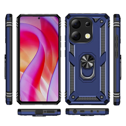 For Xiaomi Redmi Note 13 4G Case PC+TPU Shockproof Phone Cover with Kickstand