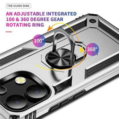 For Xiaomi Redmi Note 13 4G Case PC+TPU Shockproof Phone Cover with Kickstand