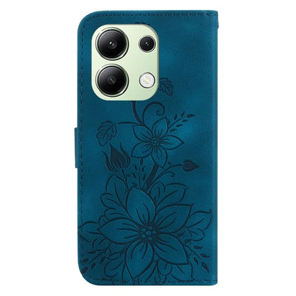 For Xiaomi Redmi Note 13 4G Leather Case Stand Phone Wallet Cover Flower Pattern