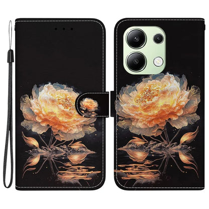 For Xiaomi Redmi Note 13 4G Wallet Case Pattern Printing Leather Phone Cover