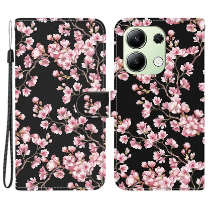 For Xiaomi Redmi Note 13 4G Wallet Case Pattern Printing Leather Phone Cover