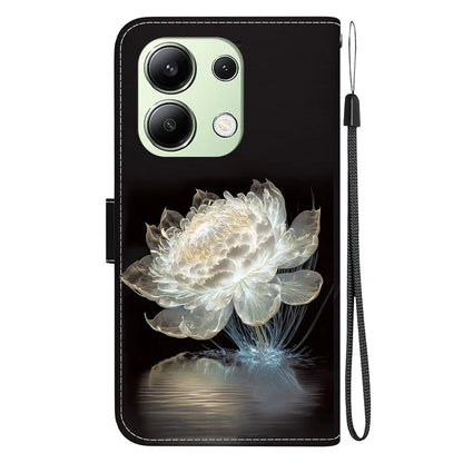 For Xiaomi Redmi Note 13 4G Wallet Case Pattern Printing Leather Phone Cover