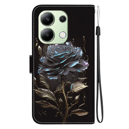 For Xiaomi Redmi Note 13 4G Wallet Case Pattern Printing Leather Phone Cover