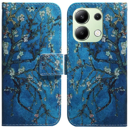 For Xiaomi Redmi Note 13 4G Leather Case Stand Wallet Phone Cover Pattern Printing