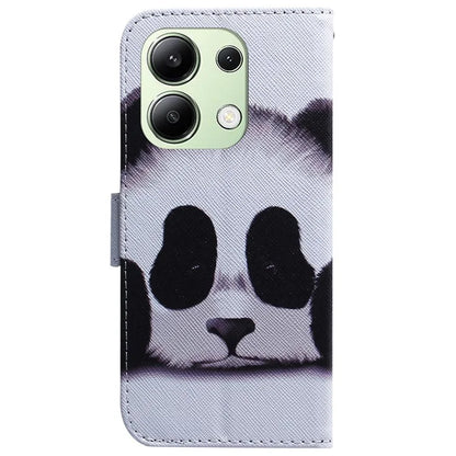 For Xiaomi Redmi Note 13 4G Leather Case Stand Wallet Phone Cover Pattern Printing