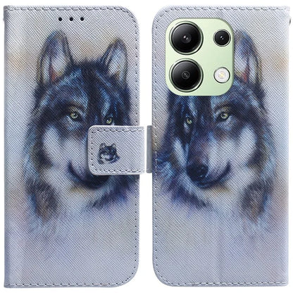 For Xiaomi Redmi Note 13 4G Leather Case Stand Wallet Phone Cover Pattern Printing