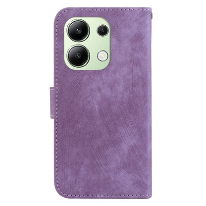For Xiaomi Redmi Note 13 4G Case Cute Tiger Imprinted Leather Phone Cover