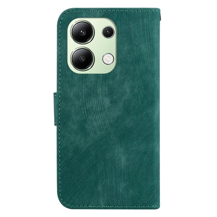 For Xiaomi Redmi Note 13 4G Case Cute Tiger Imprinted Leather Phone Cover