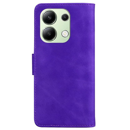 For Xiaomi Redmi Note 13 4G Case Flip Stand Solid Color Design Phone Cover
