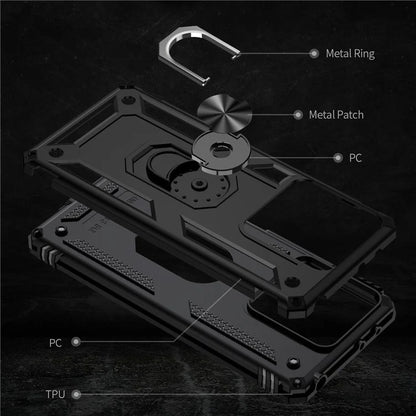For Xiaomi Redmi Note 13 5G (Global) Kickstand Case Shockproof PC+TPU Phone Cover