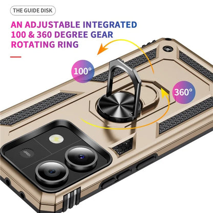 For Xiaomi Redmi Note 13 5G (Global) Kickstand Case Shockproof PC+TPU Phone Cover