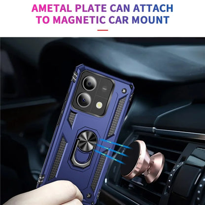 For Xiaomi Redmi Note 13 5G (Global) Kickstand Case Shockproof PC+TPU Phone Cover