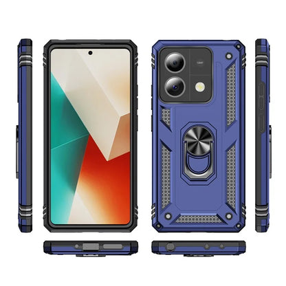 For Xiaomi Redmi Note 13 5G (Global) Kickstand Case Shockproof PC+TPU Phone Cover