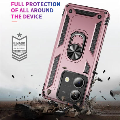 For Xiaomi Redmi Note 13 5G (Global) Kickstand Case Shockproof PC+TPU Phone Cover