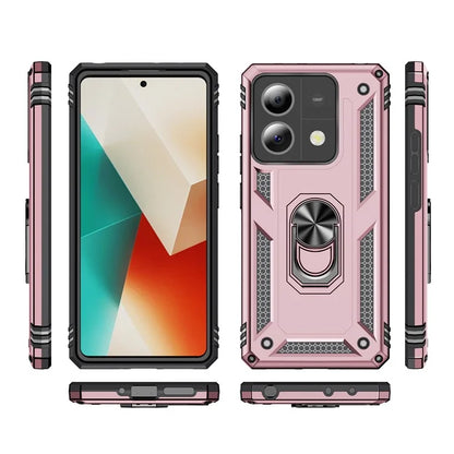 For Xiaomi Redmi Note 13 5G (Global) Kickstand Case Shockproof PC+TPU Phone Cover