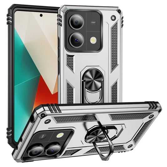 For Xiaomi Redmi Note 13 5G (Global) Kickstand Case Shockproof PC+TPU Phone Cover