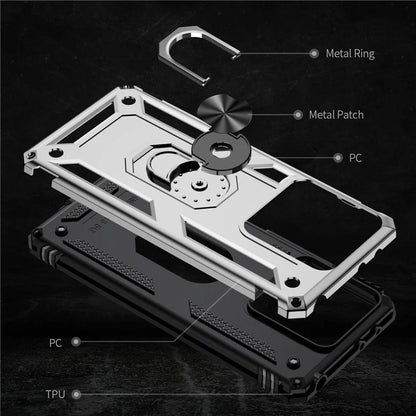 For Xiaomi Redmi Note 13 5G (Global) Kickstand Case Shockproof PC+TPU Phone Cover