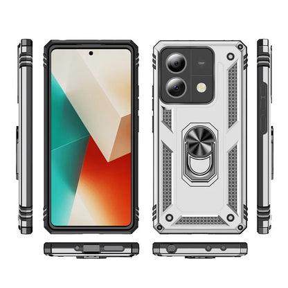 For Xiaomi Redmi Note 13 5G (Global) Kickstand Case Shockproof PC+TPU Phone Cover