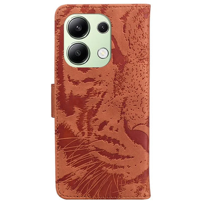 For Xiaomi Redmi Note 13 4G Wallet Case Tiger Pattern PU Leather Phone Cover