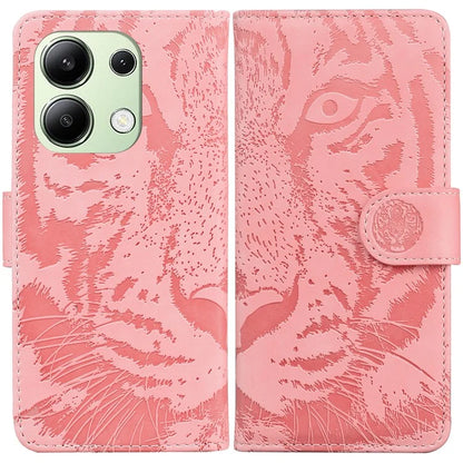 For Xiaomi Redmi Note 13 4G Wallet Case Tiger Pattern PU Leather Phone Cover