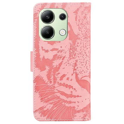 For Xiaomi Redmi Note 13 4G Wallet Case Tiger Pattern PU Leather Phone Cover