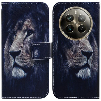 For Realme 12 Pro 5G / 12 Pro+ 5G Leather Case Pattern Printing Protective Phone Cover