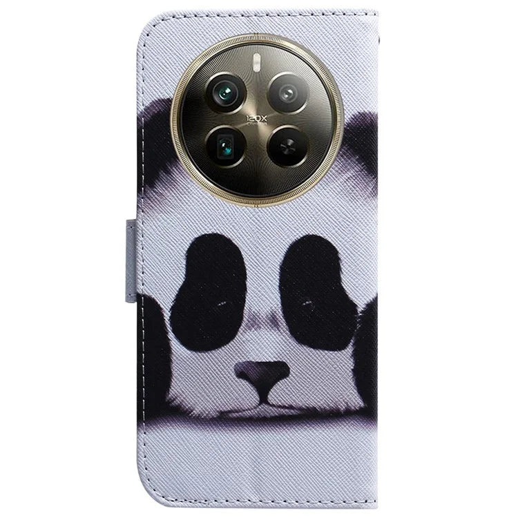 For Realme 12 Pro 5G / 12 Pro+ 5G Leather Case Pattern Printing Protective Phone Cover