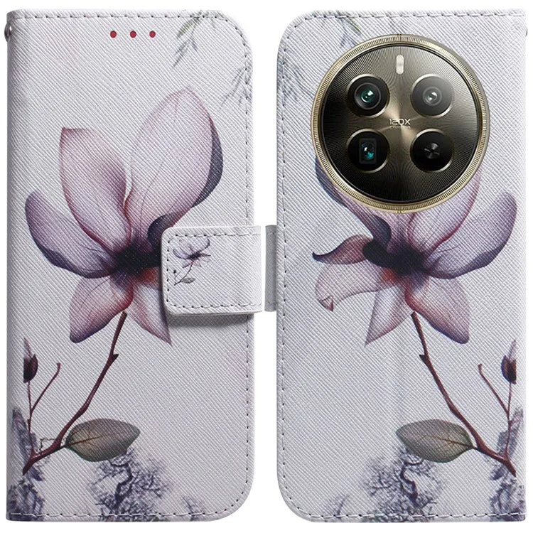 For Realme 12 Pro 5G / 12 Pro+ 5G Leather Case Pattern Printing Protective Phone Cover