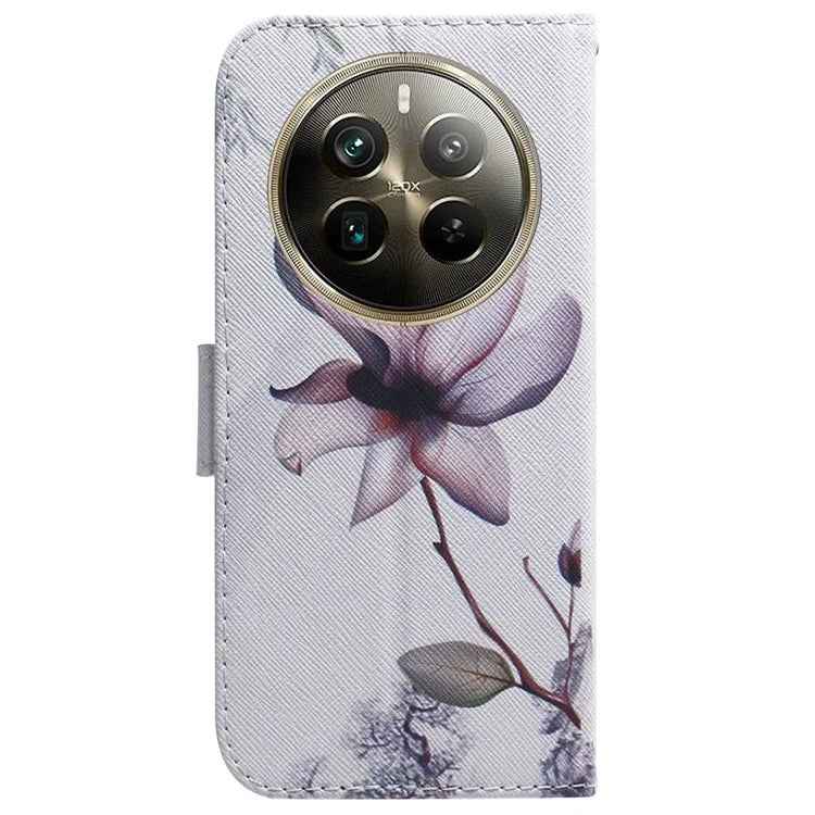 For Realme 12 Pro 5G / 12 Pro+ 5G Leather Case Pattern Printing Protective Phone Cover